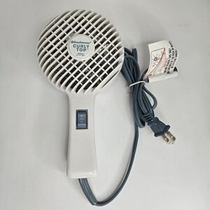 Windmere Curly Top Vtg Bonnet Hair Dryer CT-1/487 Retro Salon DIFFUSER Working